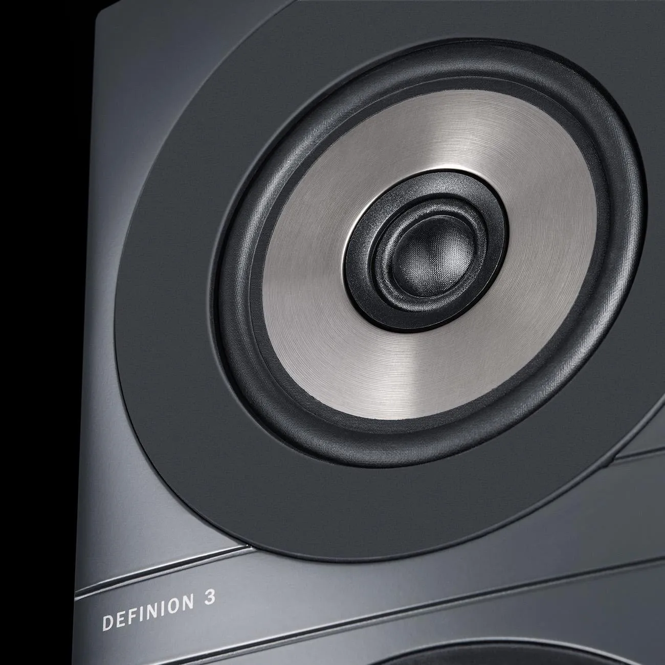 Teufel Definion 3S enceintes bibliothèque stéréo anthracite