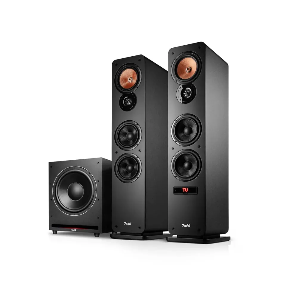 Teufel ULTIMA 40 ACTIVE 3 enceintes colonne blanches avec caisson THX
