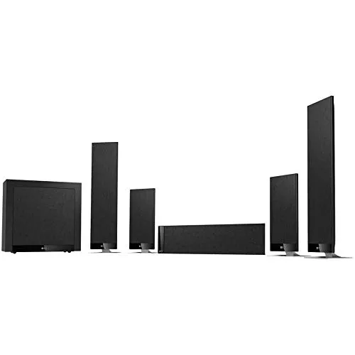 KEF T205 System set enceintes 5.1 noir 750 W plat