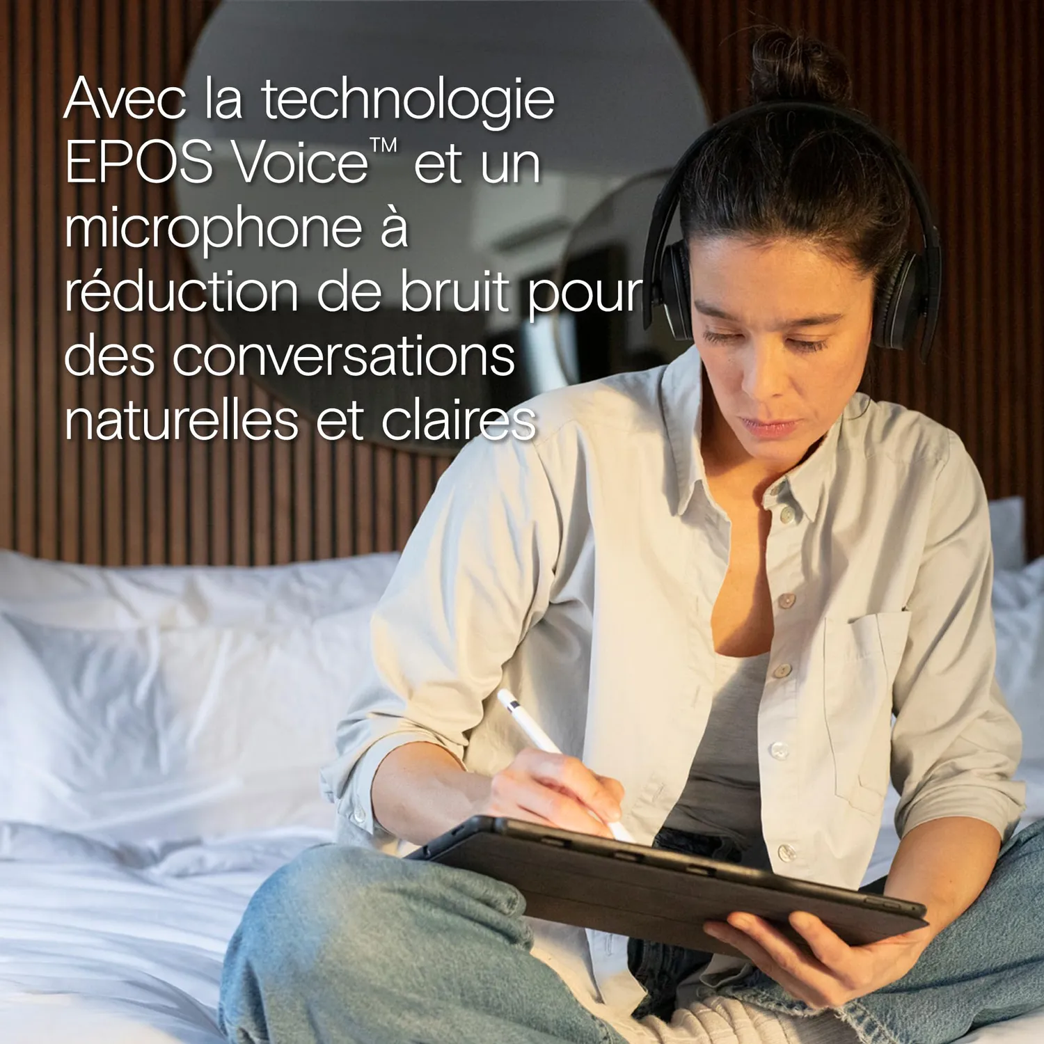 EPOS C20 casque sans fil pour appels multipoint