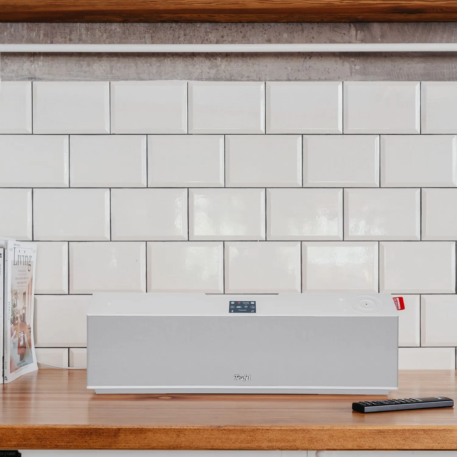 Teufel MUSICSTATION enceinte streaming blanc DAB+ CD