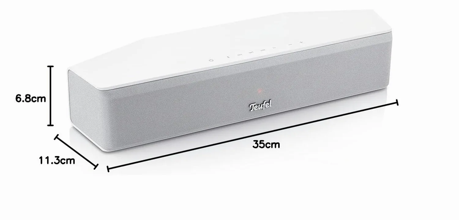 Teufel Cinebar One barre de son compacte blanc
