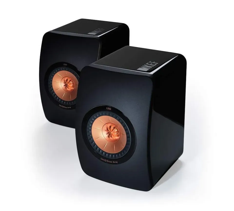 KEF LS50 enceintes bibliothèque paire Uni-Q