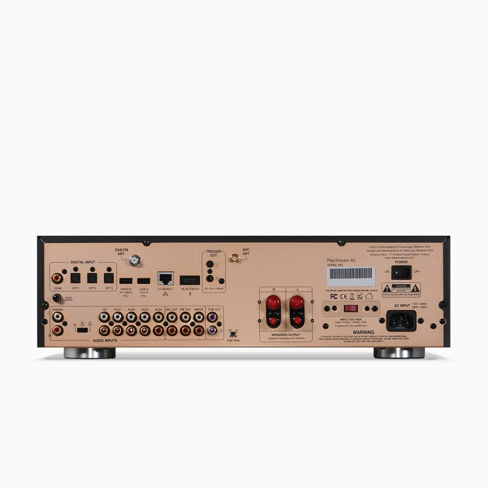 Advance Paris PlayStream A5 amplificateur connecté stéréo Wi-Fi