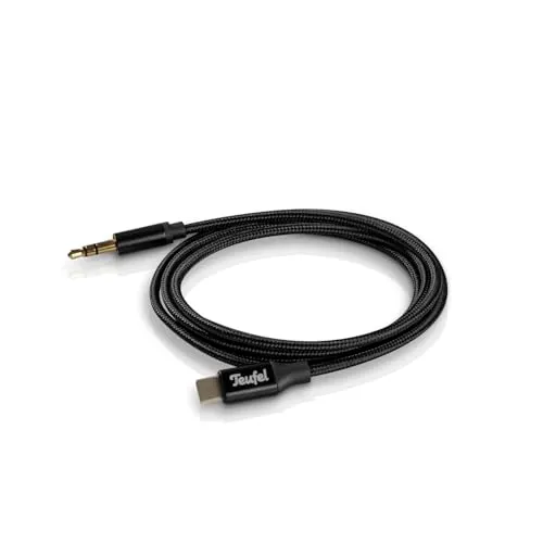 Teufel câble USB-C vers jack 3,5 mm 107 cm noir