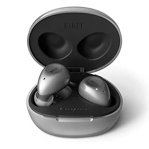 KEF MU3 écouteurs intra-auriculaires sans fil gris argenté réduction de bruit