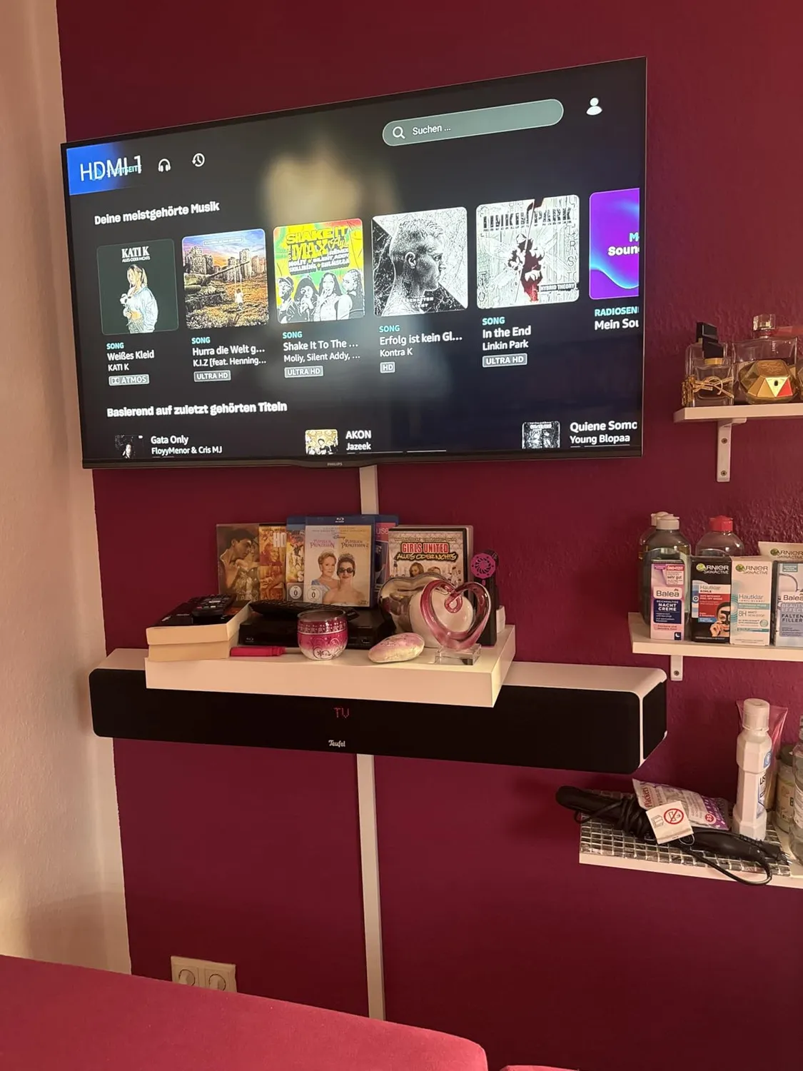 Teufel ULTIMA Cinebar Ultima barre de son blanche 380 W