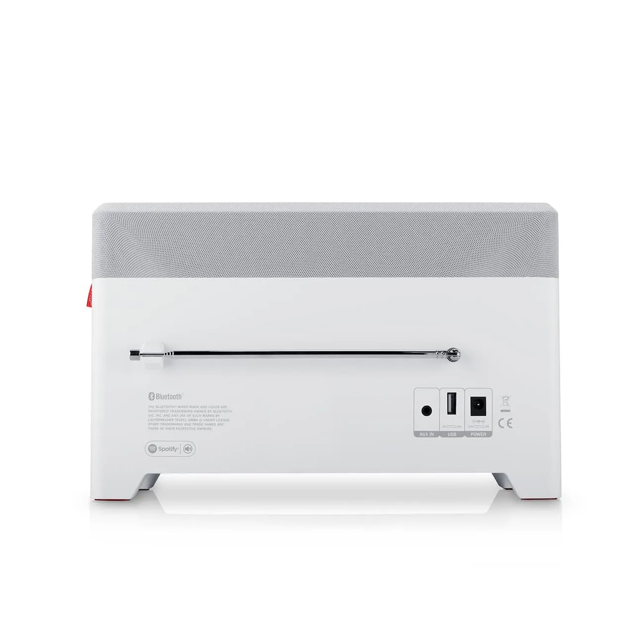 Teufel Radio 3Sixty enceinte radio blanche DAB+ WiFi Bluetooth 360°