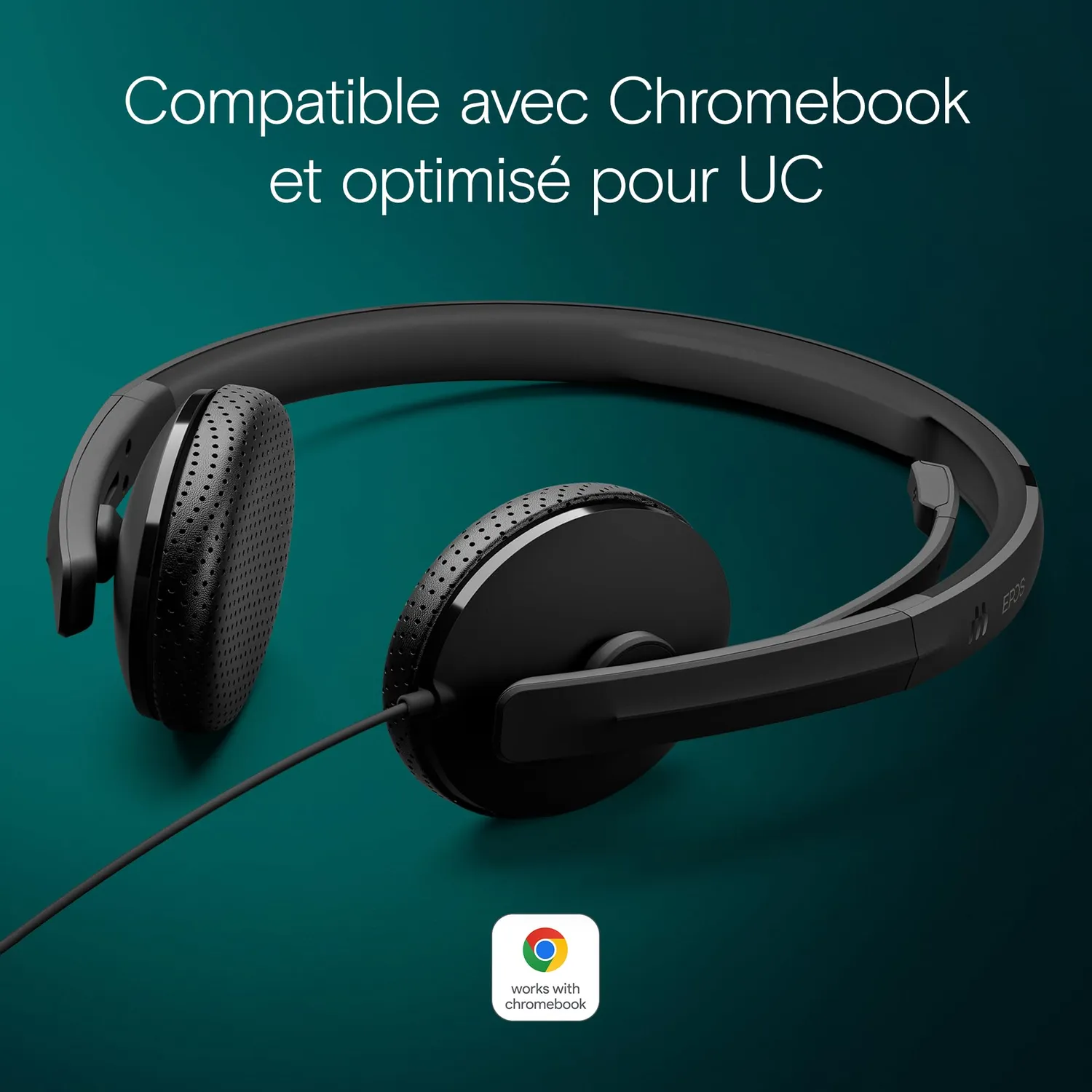 EPOS C10 casque filaire 3,5 mm avec micro anti-bruit