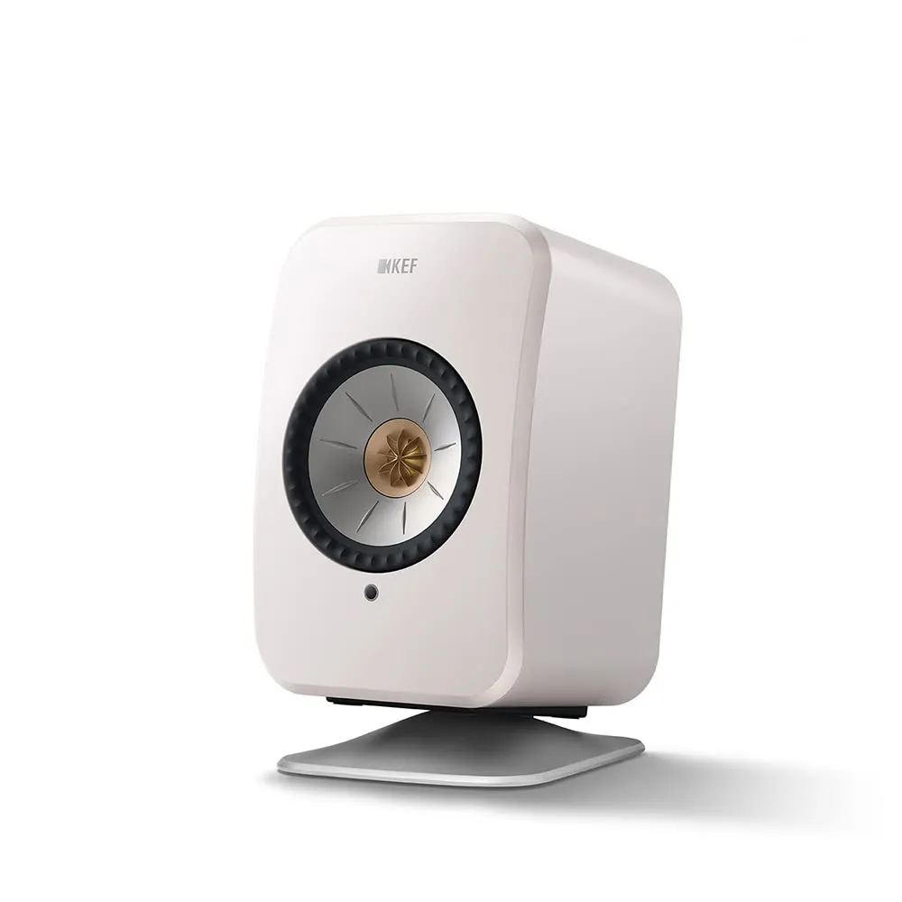 KEF P1 support de bureau LSX argent aluminium