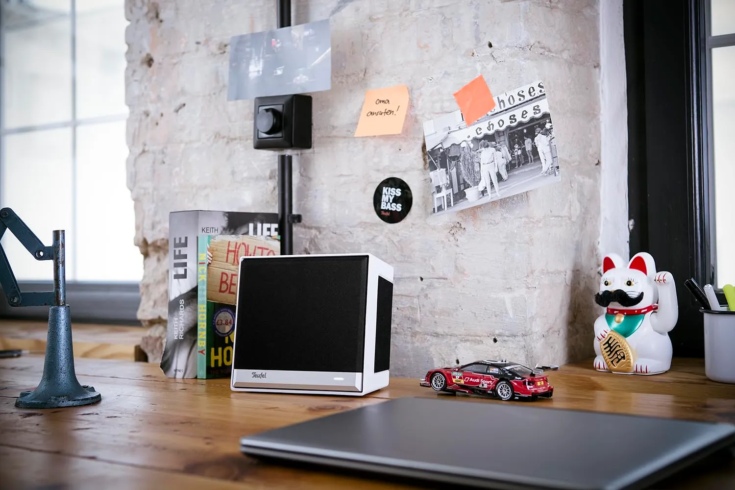 Teufel ONE S enceinte multiroom Bluetooth Wi-Fi blanche