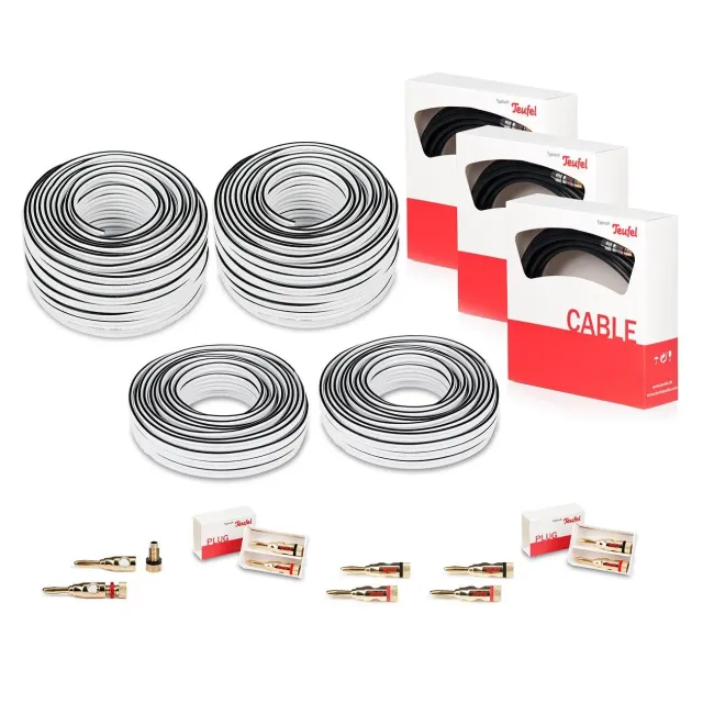 Teufel 5.1.4 Home Cinema kit câbles 50 m² Dolby Atmos