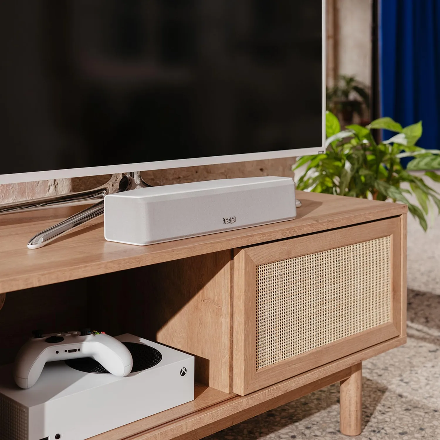 Teufel Cinebar One barre de son compacte blanc