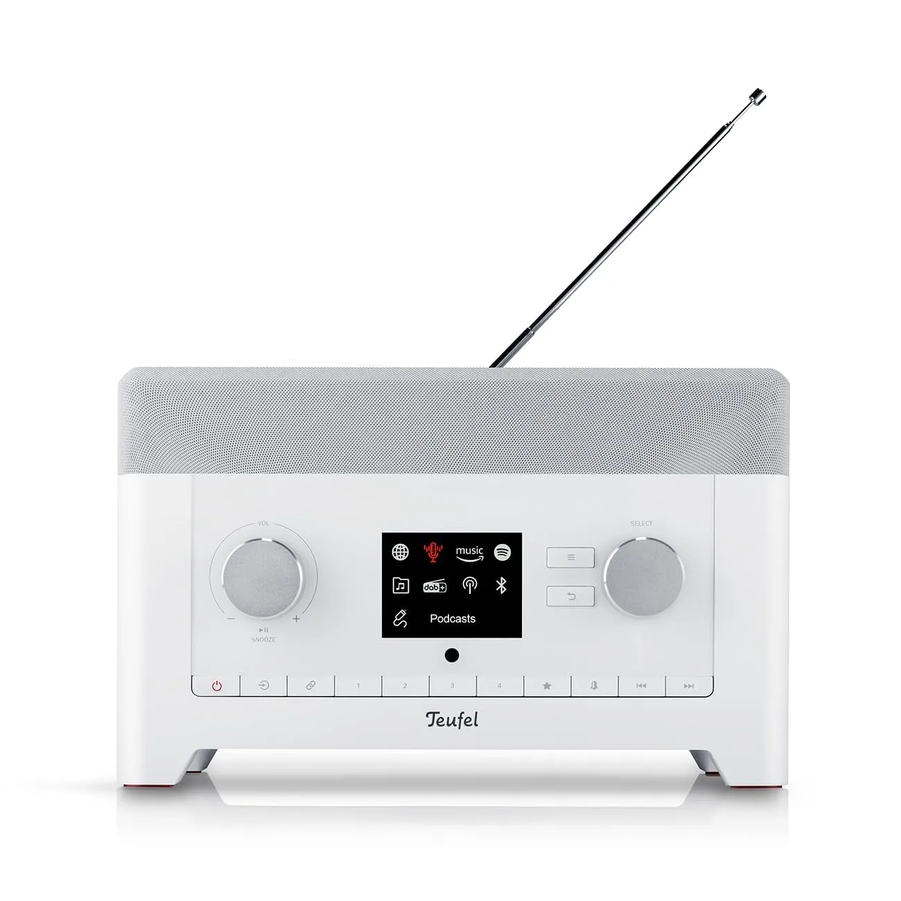 Teufel Radio 3Sixty enceinte radio blanche DAB+ WiFi Bluetooth 360°