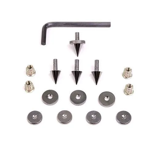 Teufel AC 8544 BA pointes pour enceintes titane 4 pièces métal