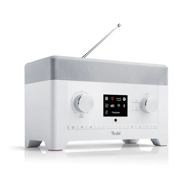 Teufel Radio 3Sixty enceinte radio blanche DAB+ WiFi Bluetooth 360°