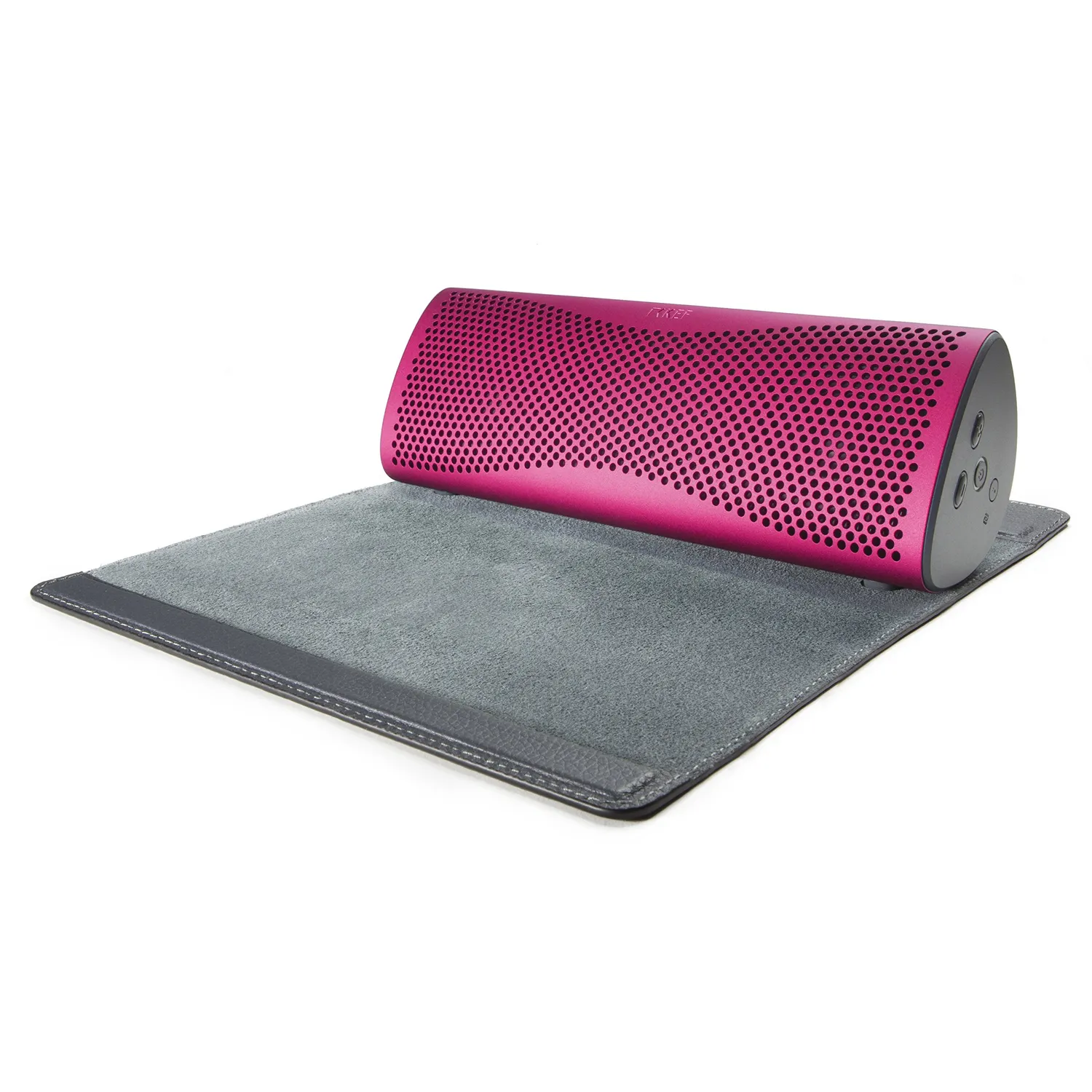 KEF MUO enceinte Bluetooth rose brillant