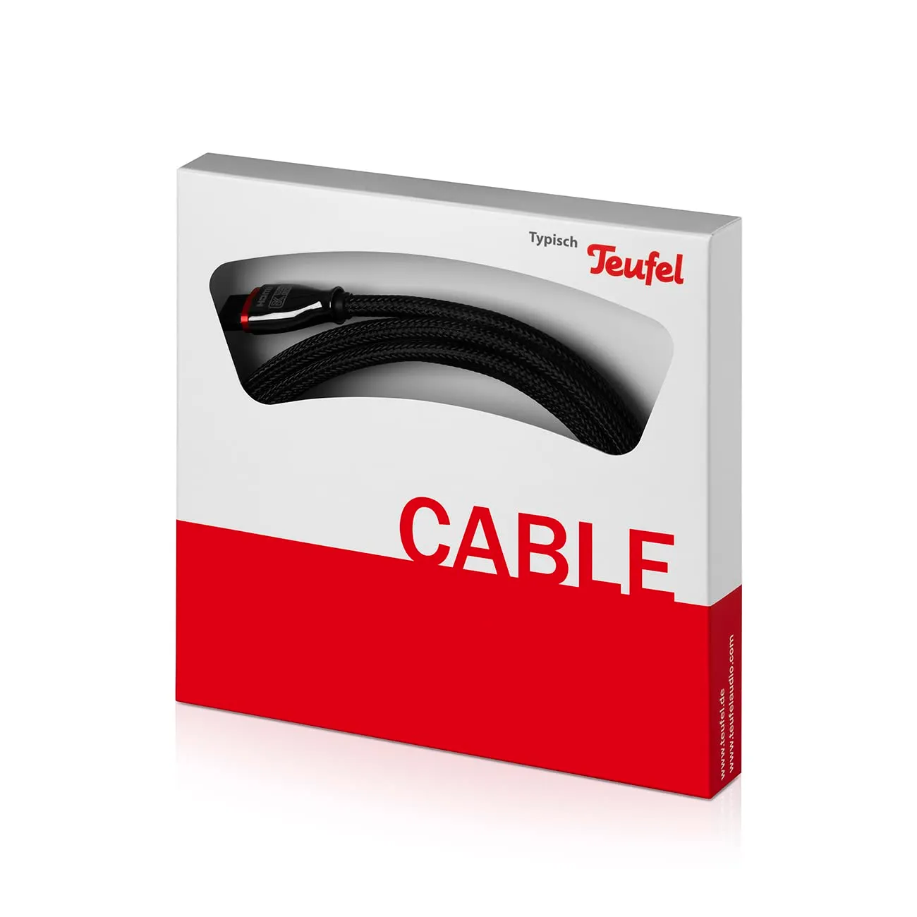 Teufel câble rond HDMI 2.1 2 m noir 8K