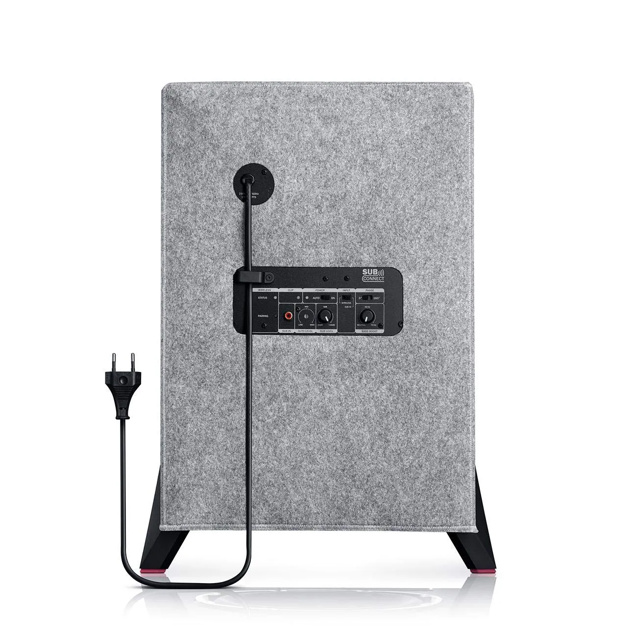 Teufel T 10 housse caisson gris clair textile