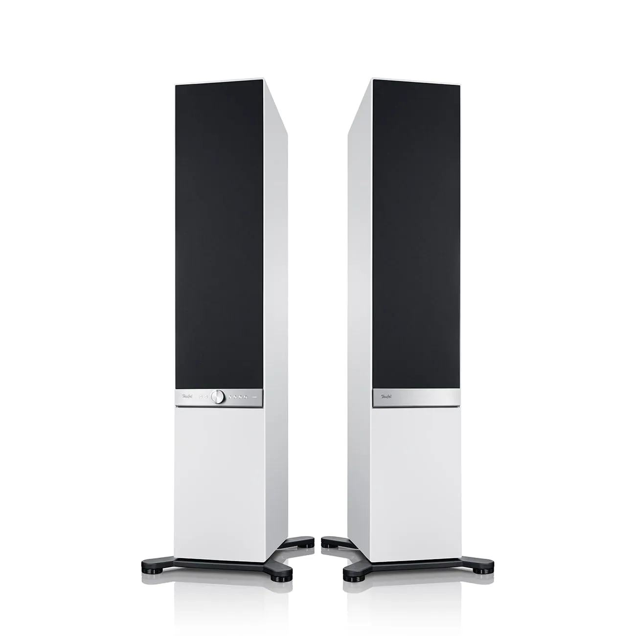 Teufel STEREO L paire d’enceintes colonne Wi-Fi blanches