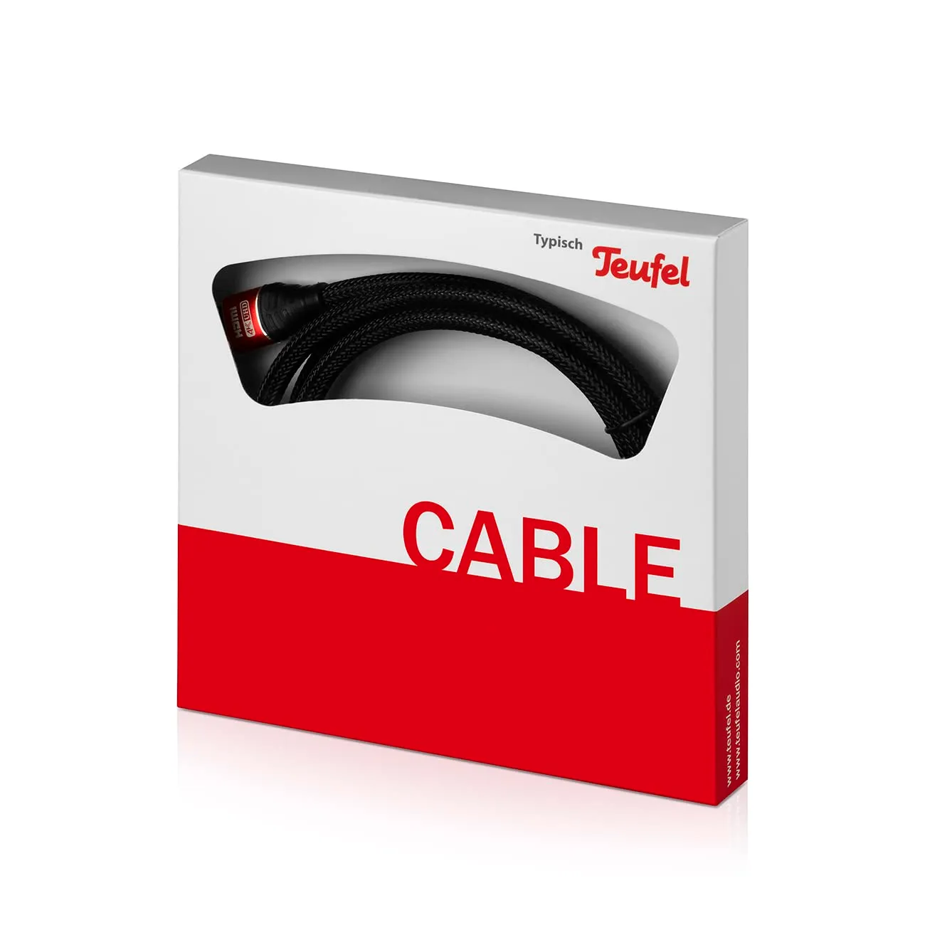 Teufel câble HDMI 2.0 rond 0,75 m noir 4K