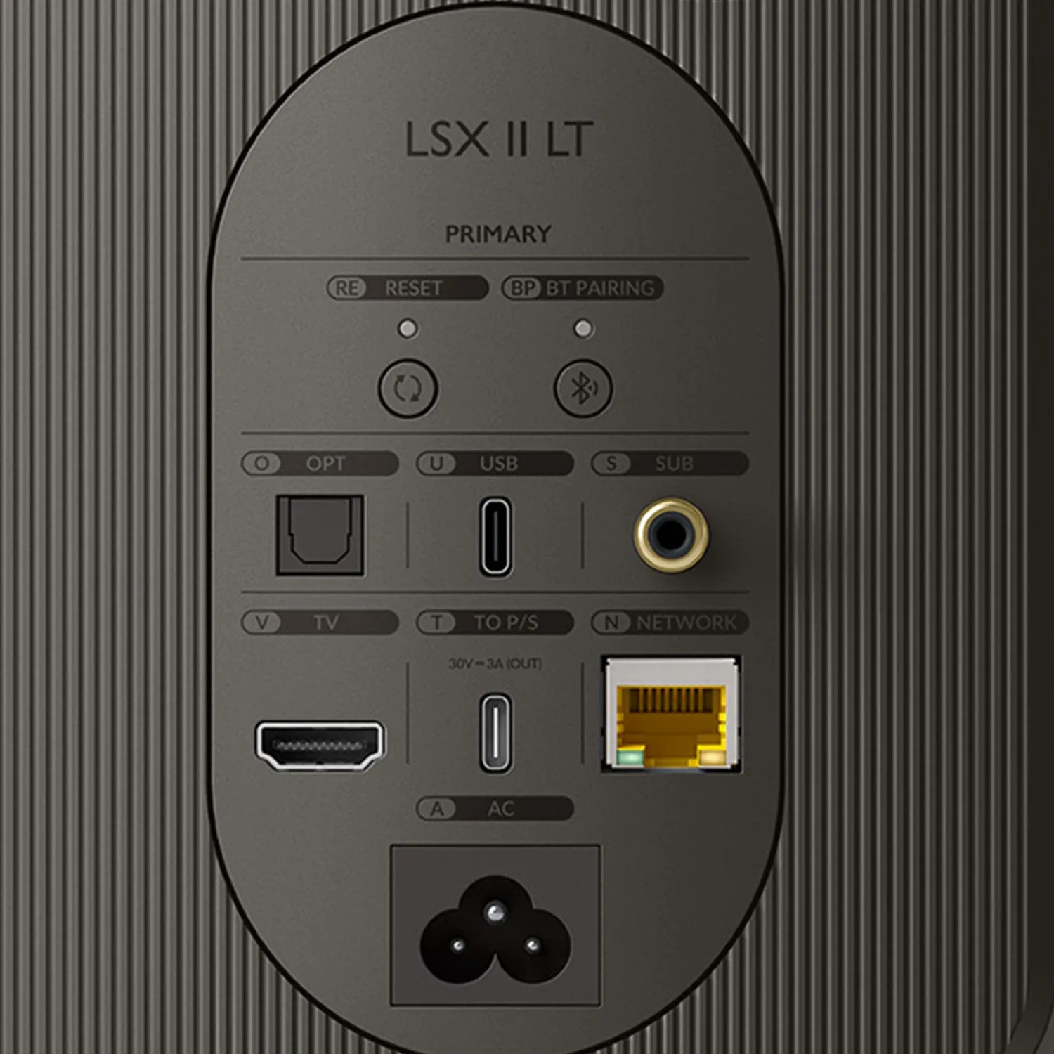 KEF LSX II LT enceintes sans fil grises