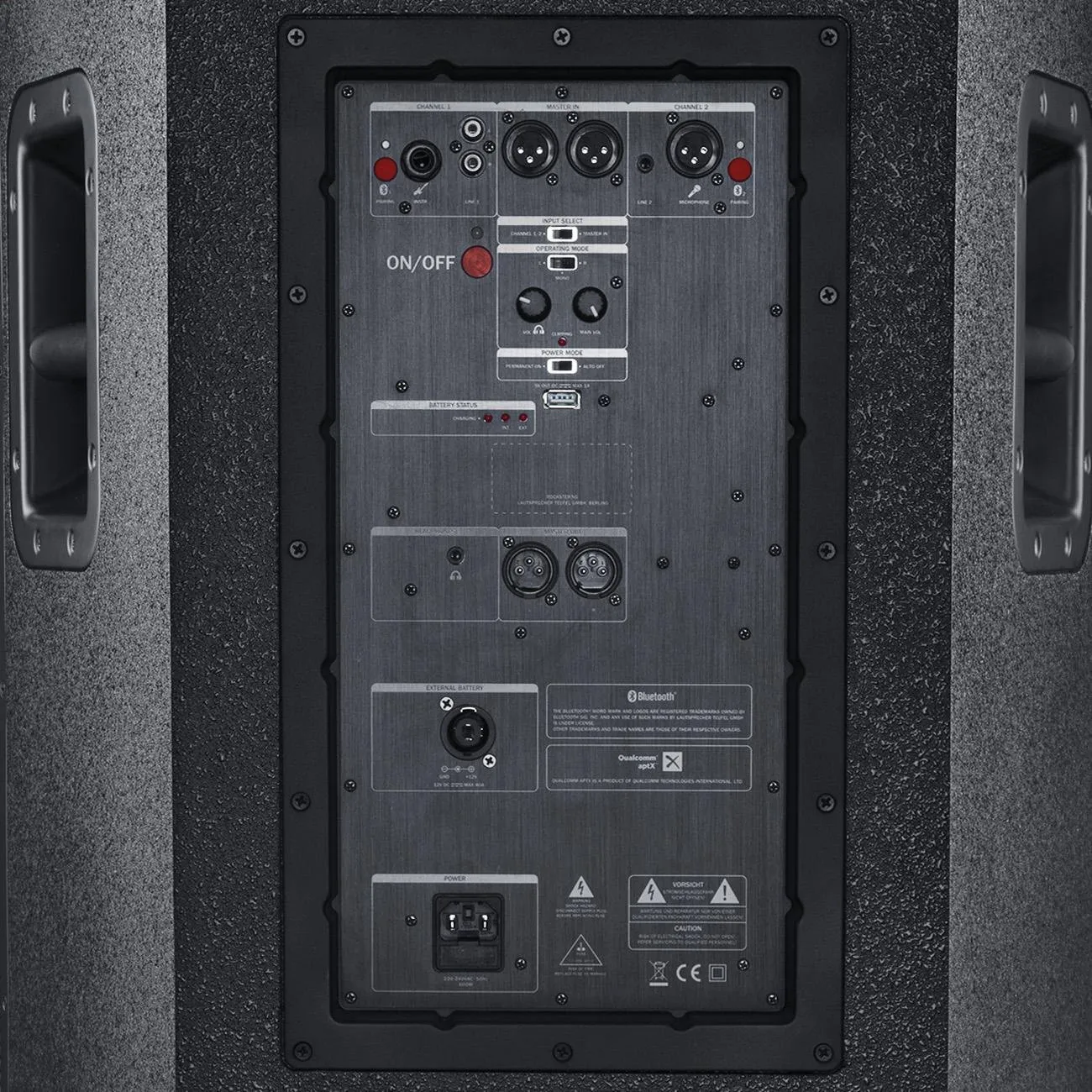Teufel Rockster ensemble stéréo sono Bluetooth noir