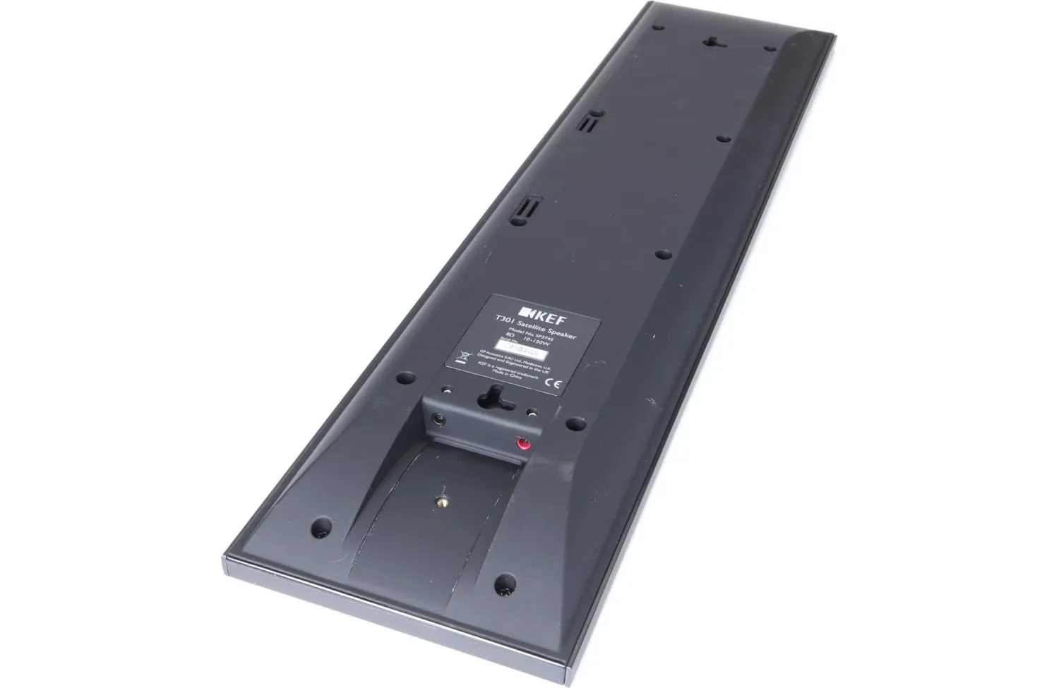 KEF T301 paire d’enceintes noires extra-plates 3,5 cm
