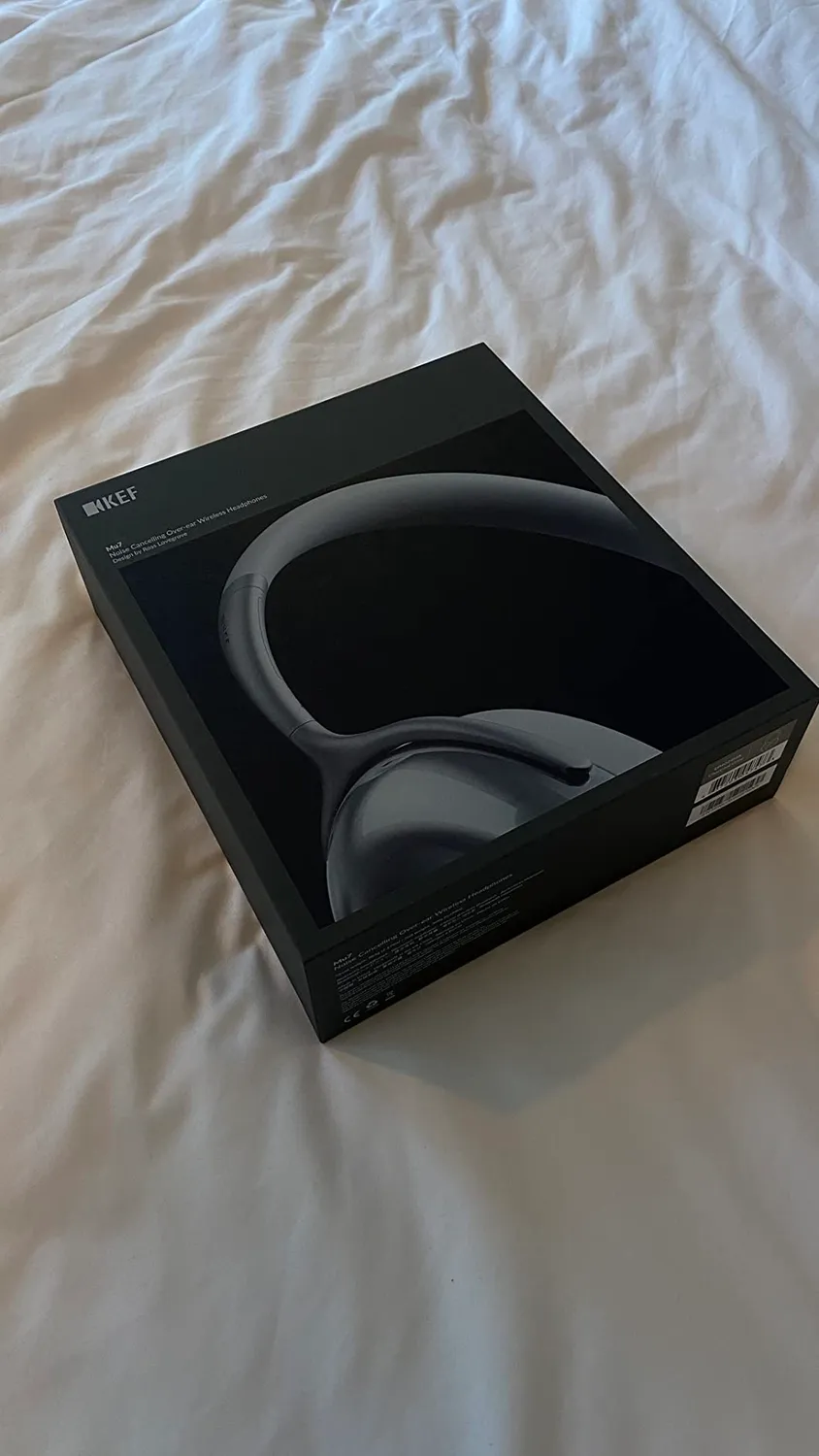 KEF Mu7 casque sans fil à réduction de bruit gris anthracite