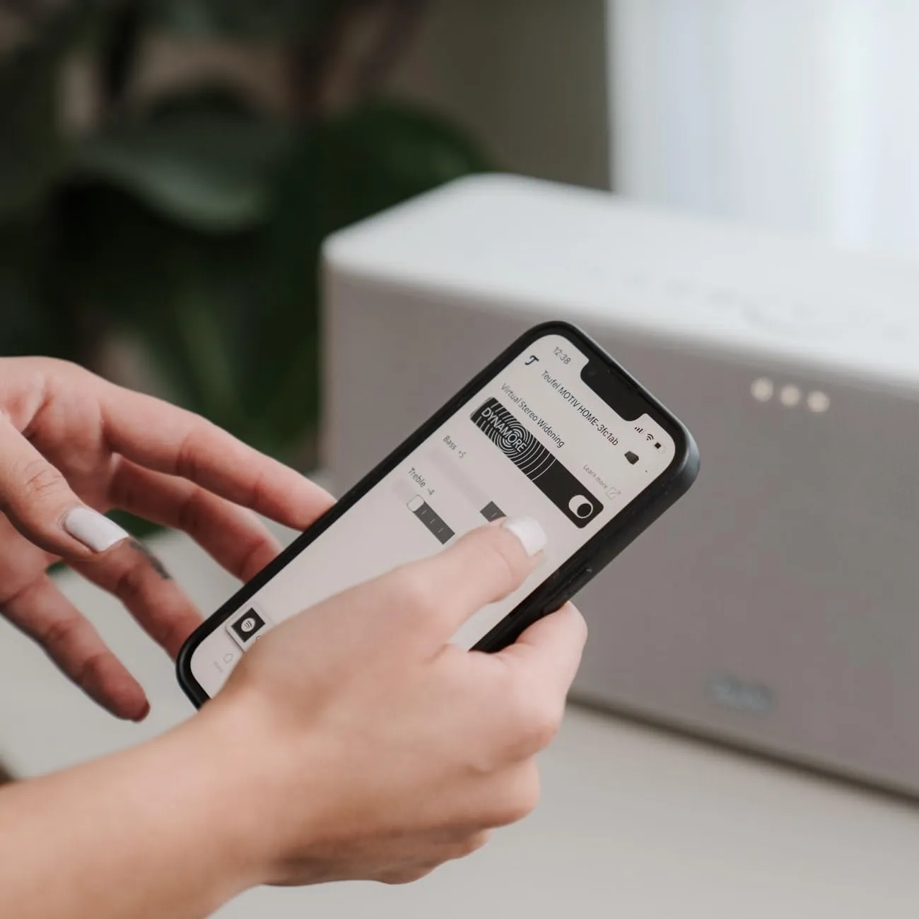 Teufel Motiv Home enceinte connectée noir WiFi