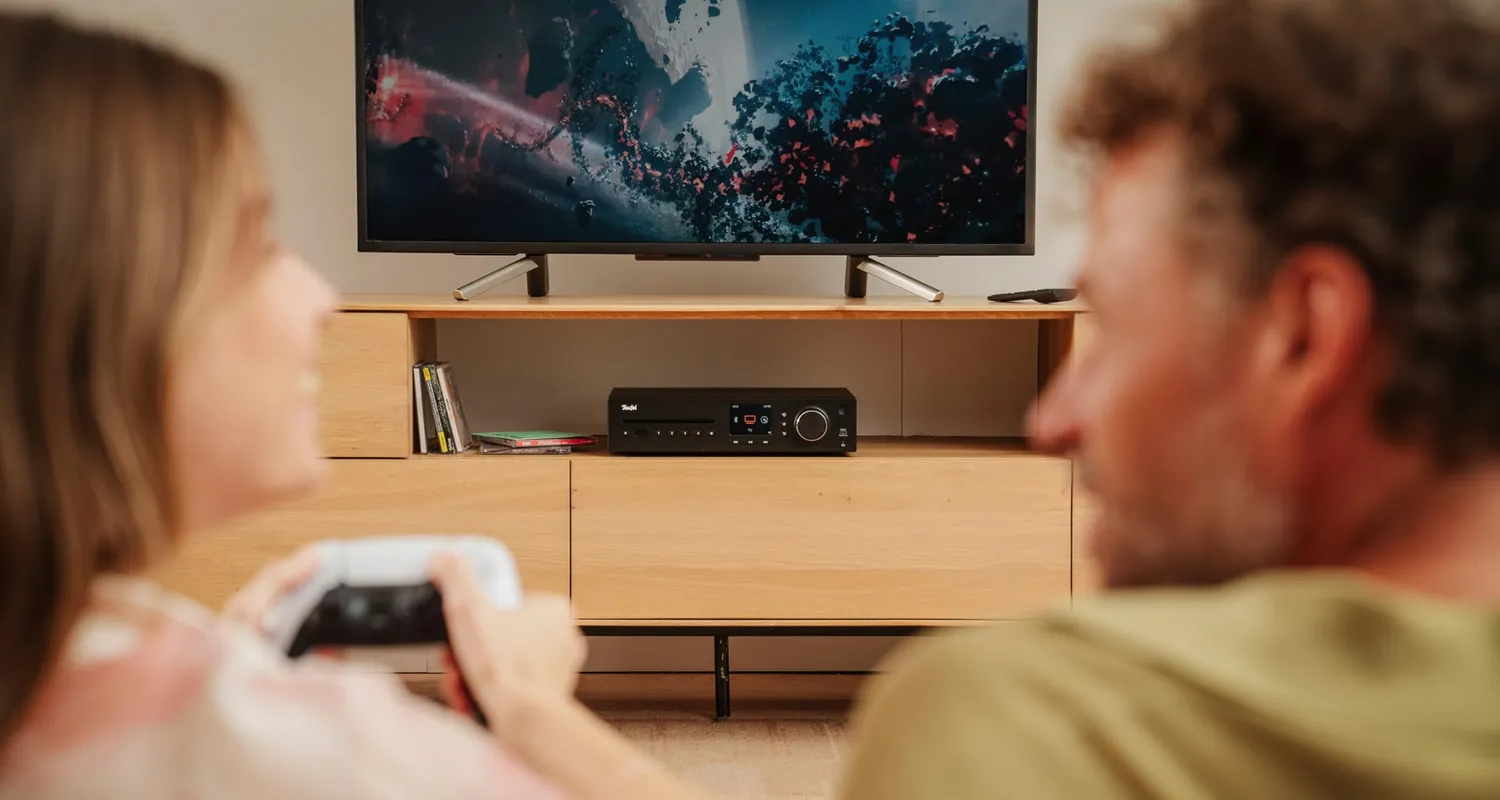 Teufel KOMBO 62 CD-Receiver récepteur CD stéréo Night Black