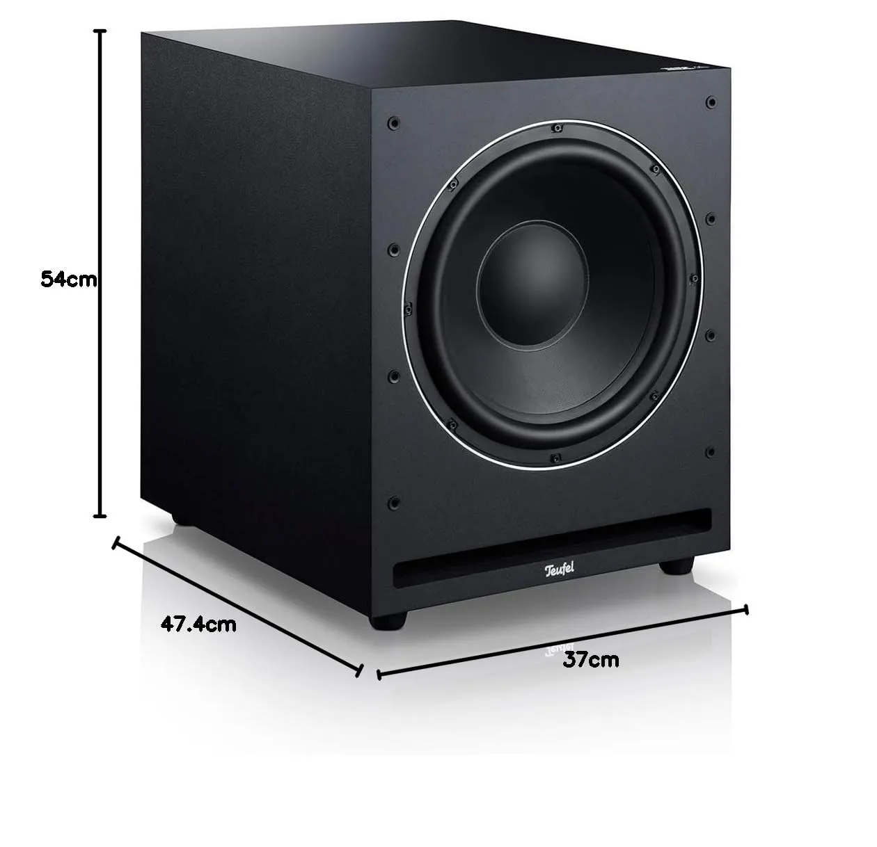 Teufel S 6000 SW caisson de basses actif noir frontfire