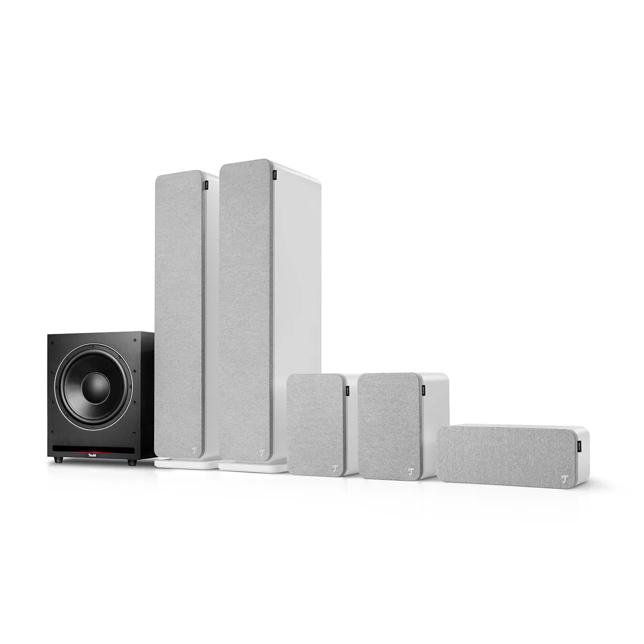 Teufel Ultima 40 home cinéma 5.1 blanc 3 voies