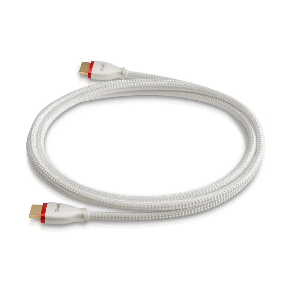 Teufel HDMI 2.1 câble HDMI rond 2 m blanc 8K
