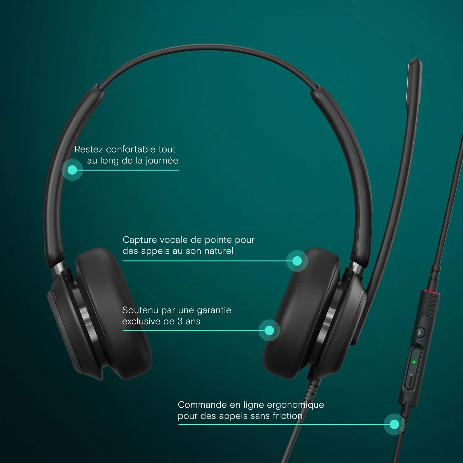 EPOS IMPACT 760 casque filaire USB-C double