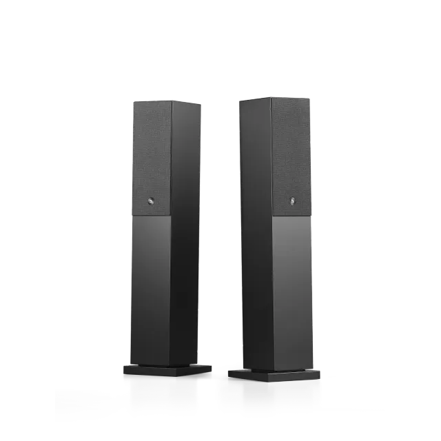 Audio Pro A38 W enceintes stéréo noires multiroom