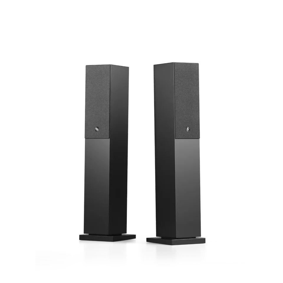 Audio Pro A38 W enceintes stéréo noires multiroom