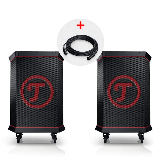 Teufel Rockster ensemble stéréo sono Bluetooth noir