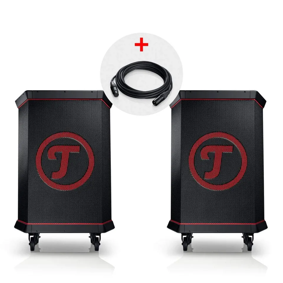 Teufel Rockster ensemble stéréo sono Bluetooth noir