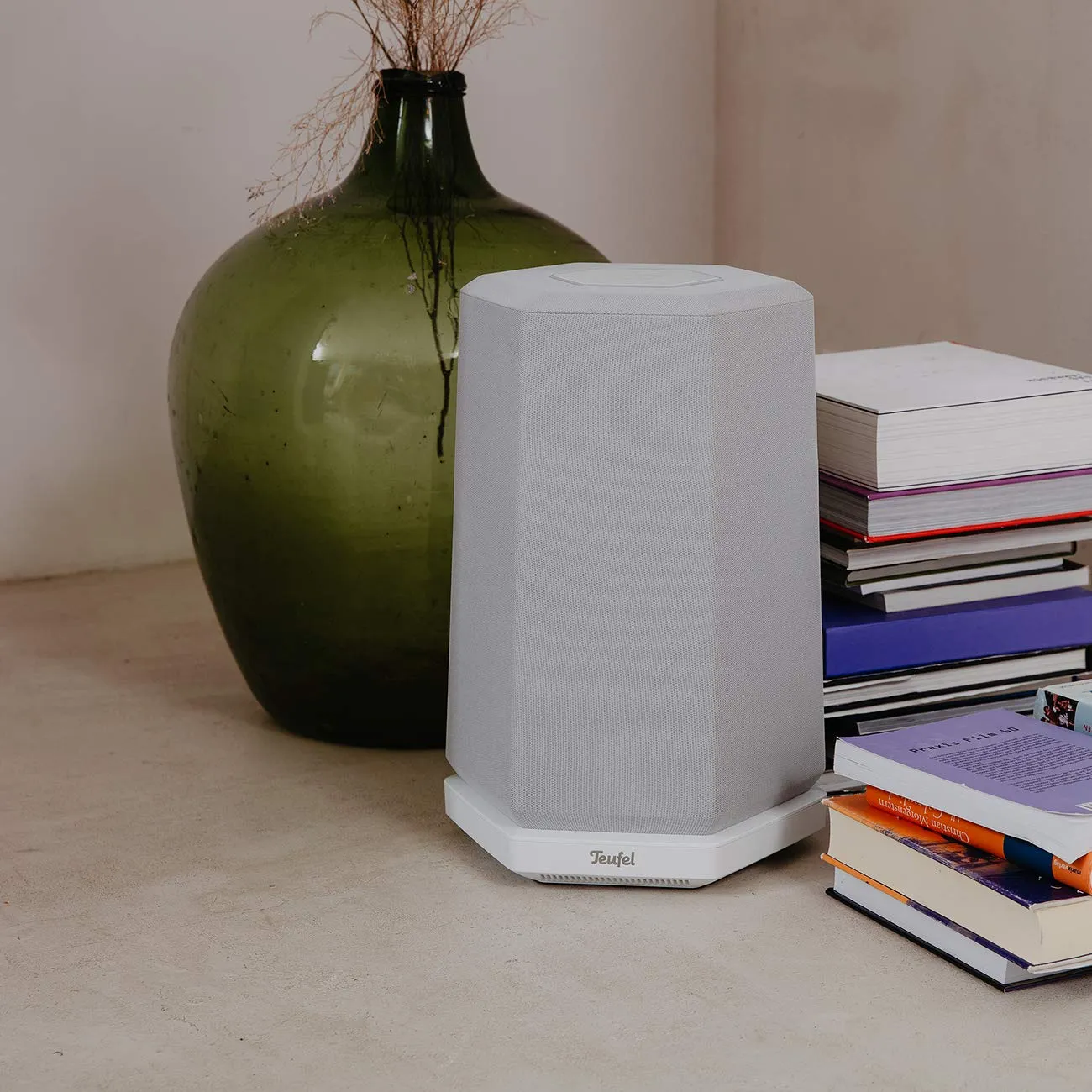 Teufel HOLIST M enceinte connectée blanche 120 W