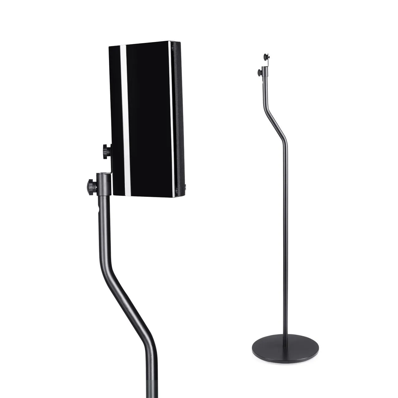 Teufel AC 1001 pied d’enceinte satellite noir, paire en métal