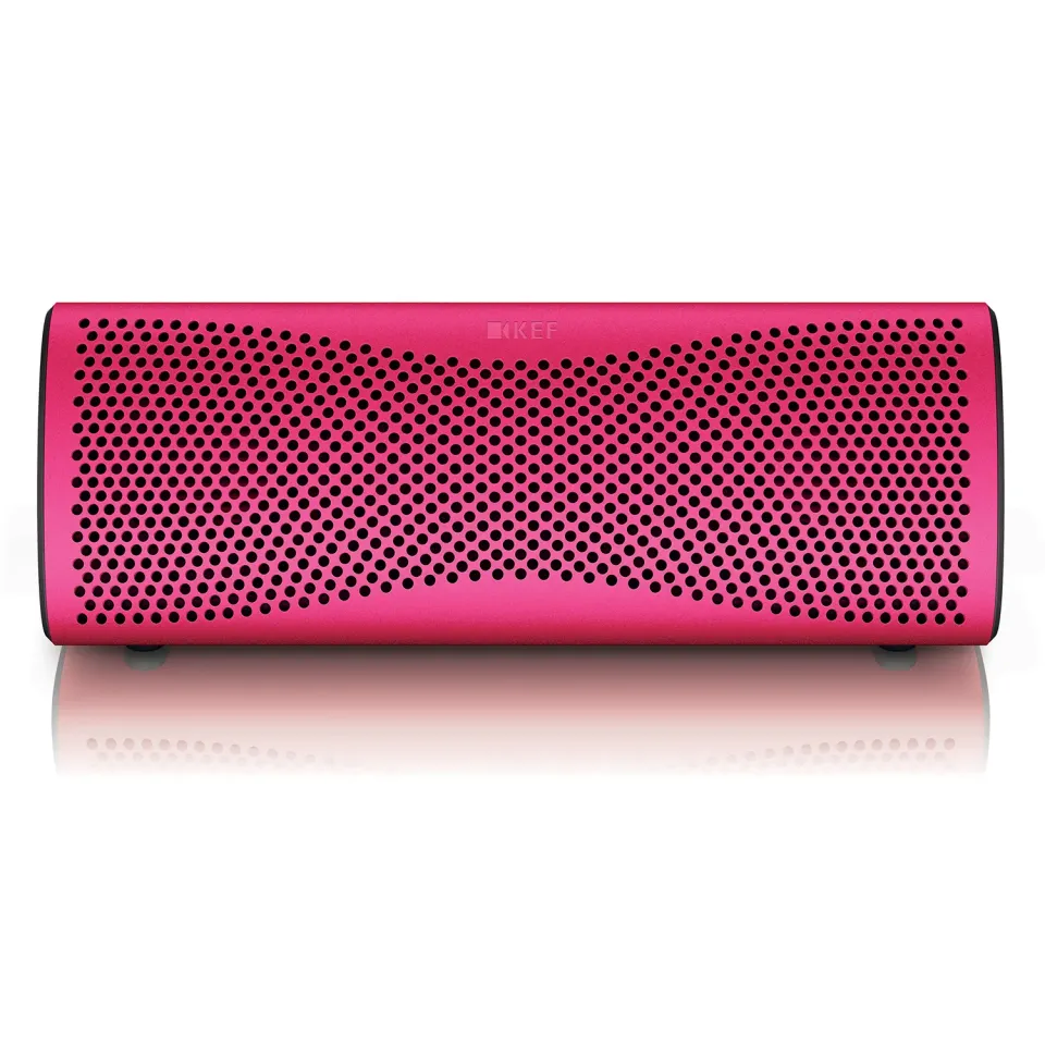 KEF MUO enceinte Bluetooth rose brillant