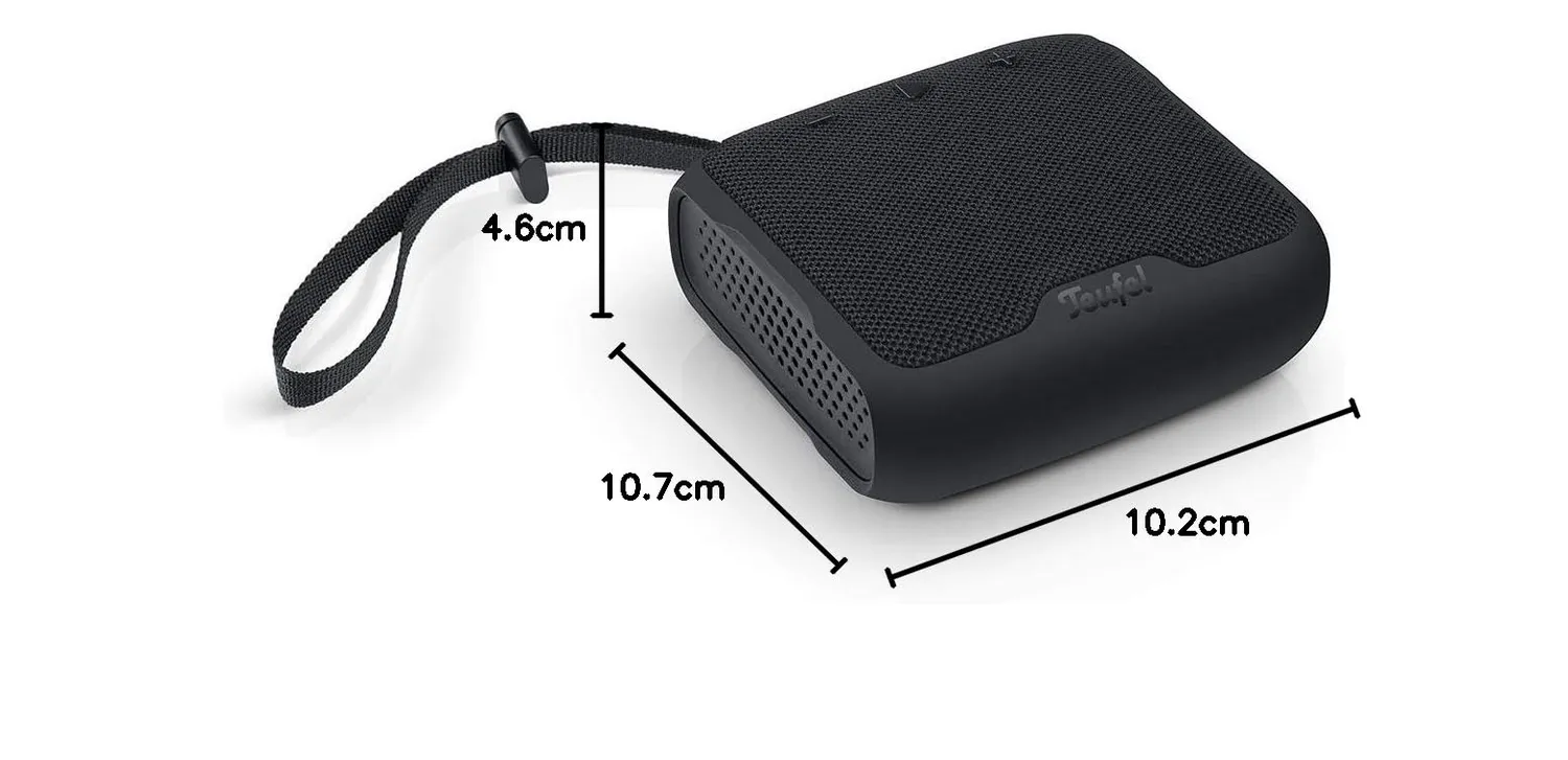 Teufel Boomster Go enceinte Bluetooth Night Black IPX7 10h