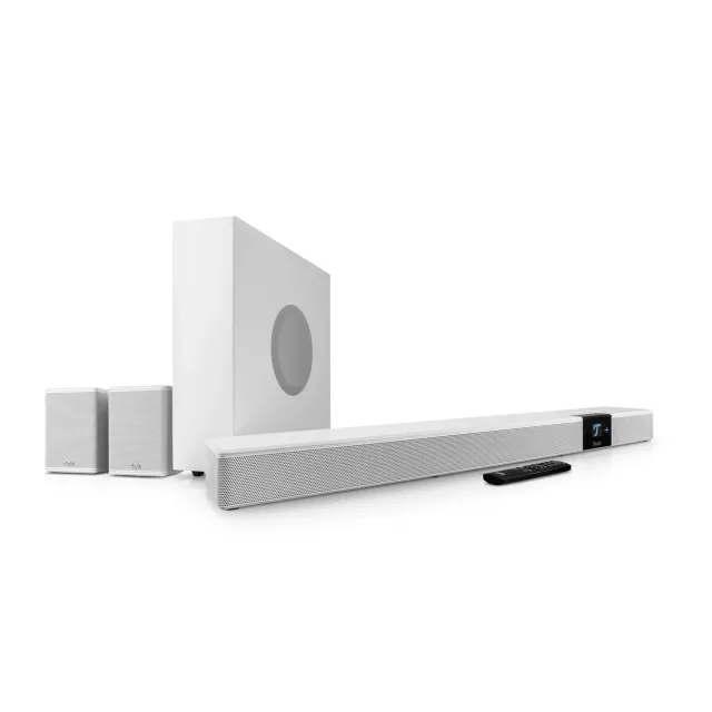 Teufel CINEBAR 22-7.1 barre de son blanche Dolby Atmos