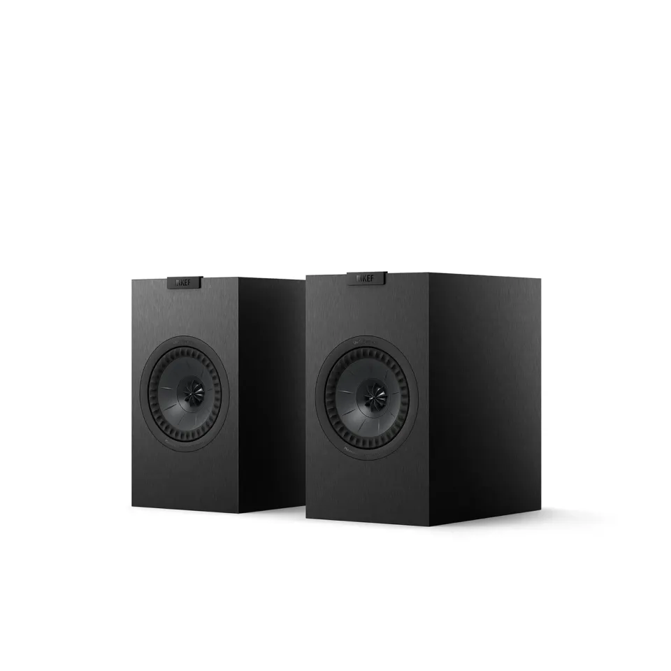 KEF Q1 Meta enceintes bibliothèque noires satinées 2 voies
