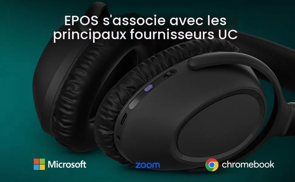 EPOS ADAPT 660 casque Bluetooth réduction de bruit adaptative