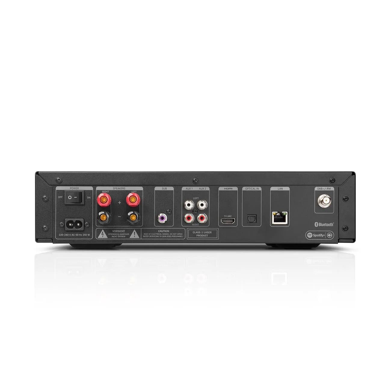 Teufel KOMBO 62 CD-Receiver récepteur CD stéréo Night Black