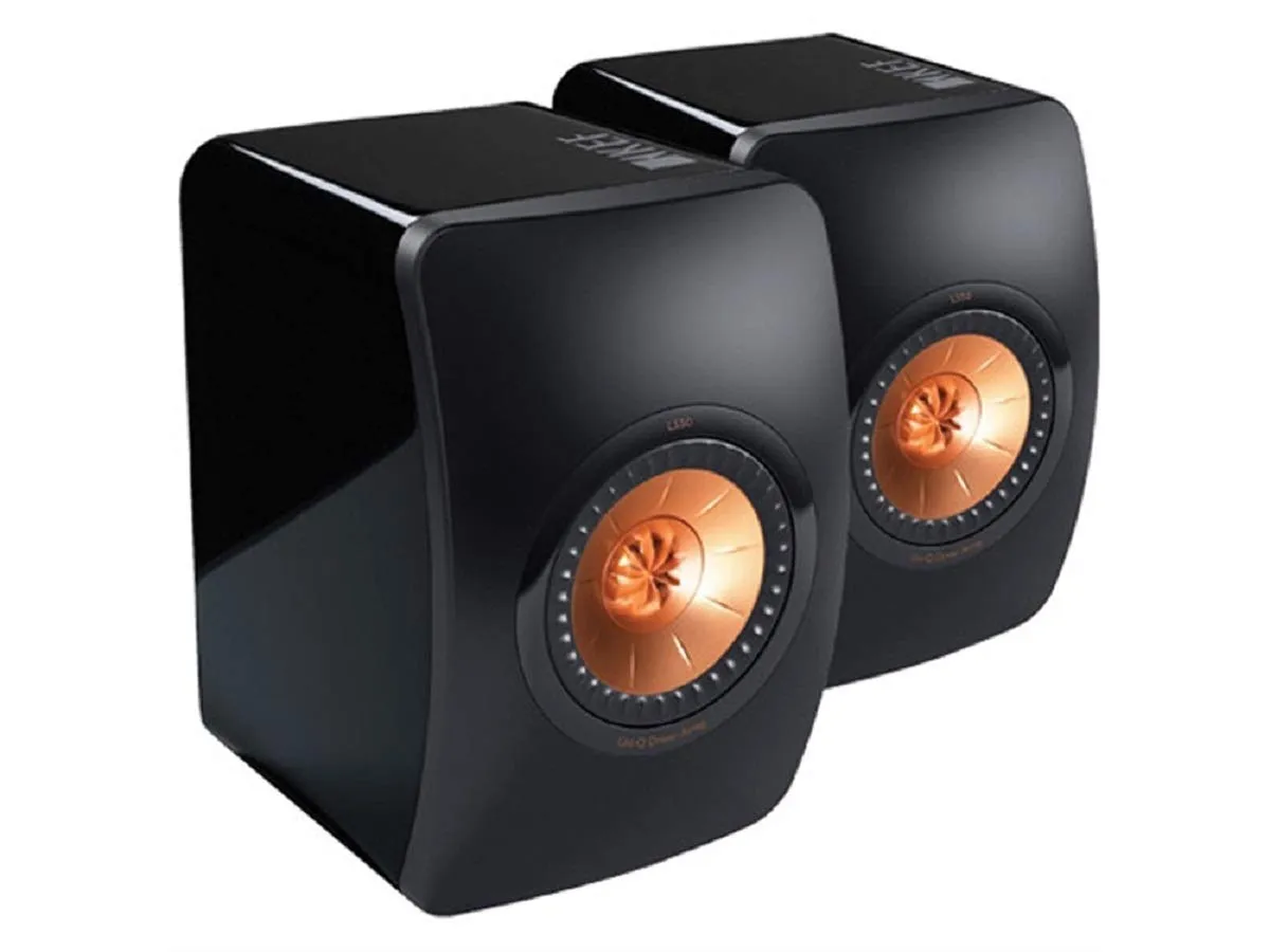 KEF LS50 enceintes bibliothèque paire Uni-Q