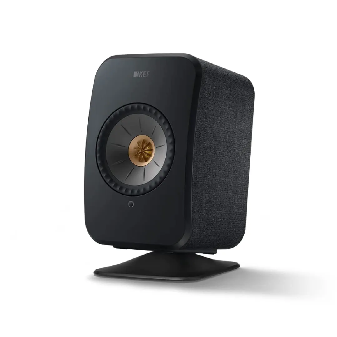KEF P1 support de bureau LSX argent aluminium