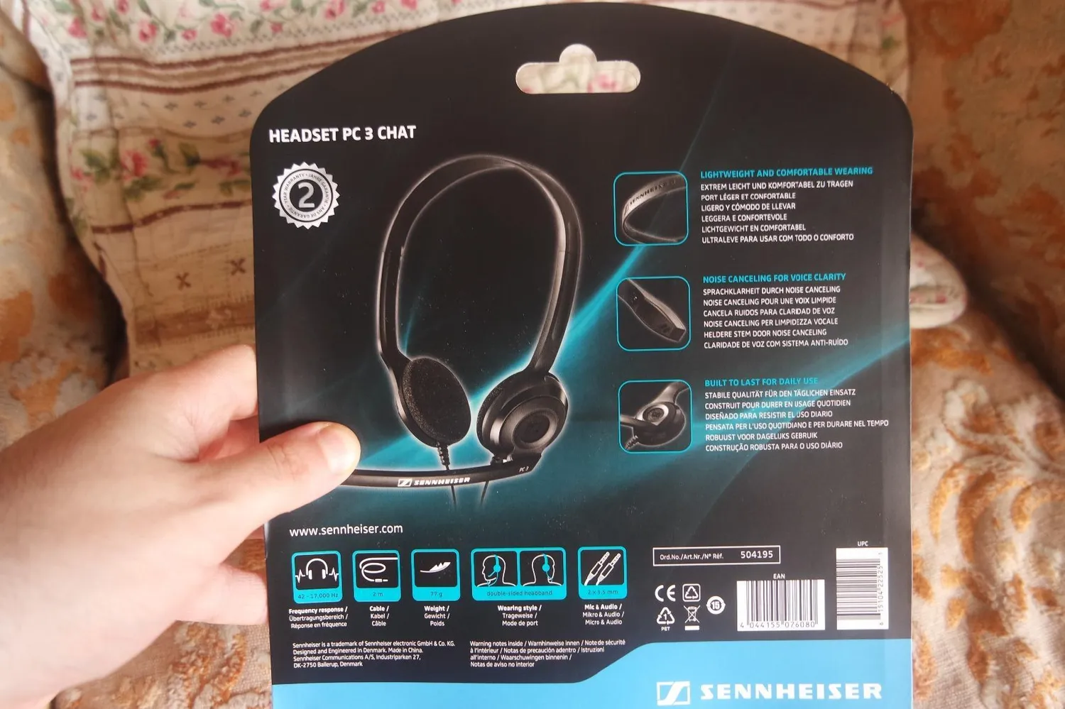 EPOS PC 3 Chat casque stéréo filaire jack 3,5 mm